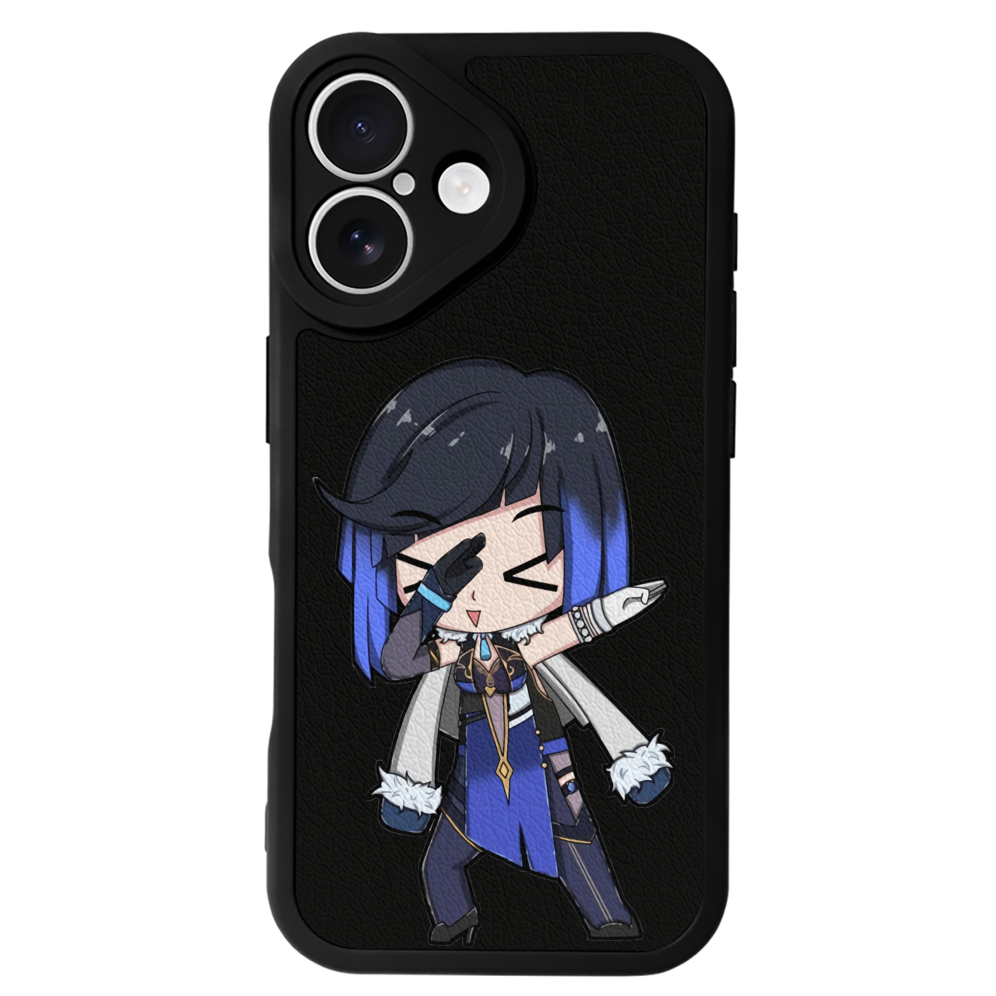 げんし神 夜兰 やらん genshin Yaran 【iPhone 16シリーズ対応】シリコンスマホケース（レザー調） 材質：シリコン